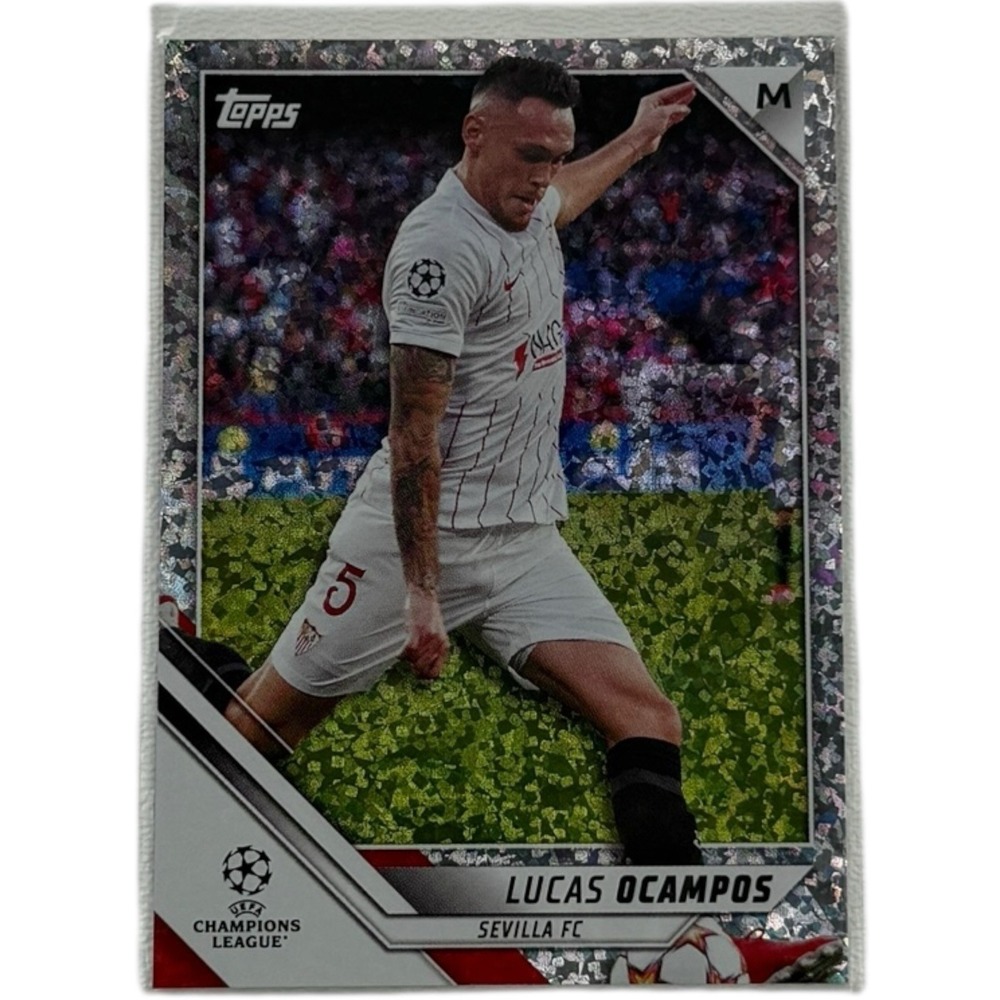 2021-22 Topps UEFA Champions League Lucas Ocampos Sparkle Foil #130 Sevilla FC‎
